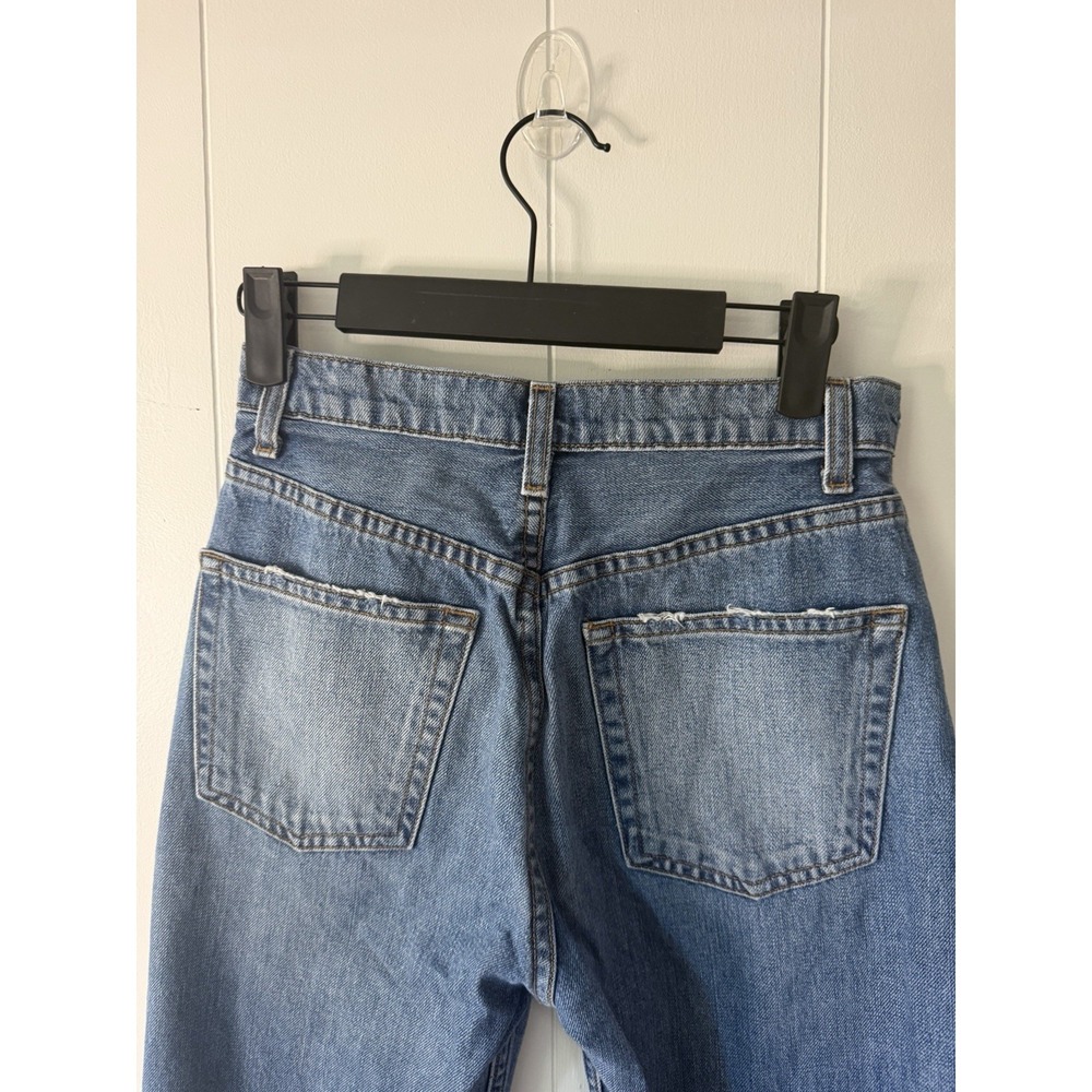 Reformation Cynthia High Relaxed Jeans Size 25 Antigua Wash Button Fly - Picture 7 of 11